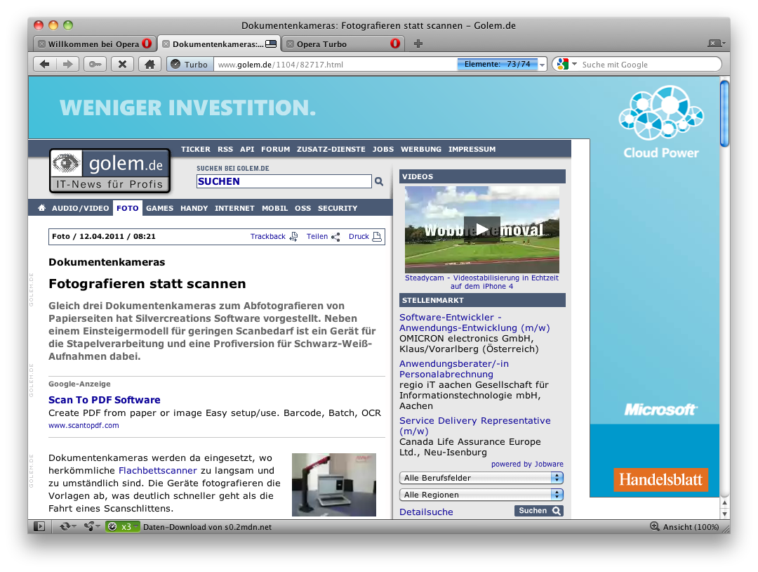 Opera Turbo mit höherer Bildqualität